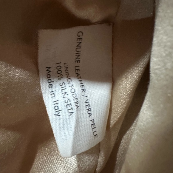 ALEXANDER MCQUEEN Peplum Leather Blazer in Neutral Tan Size 40 - Picture 8 of 10